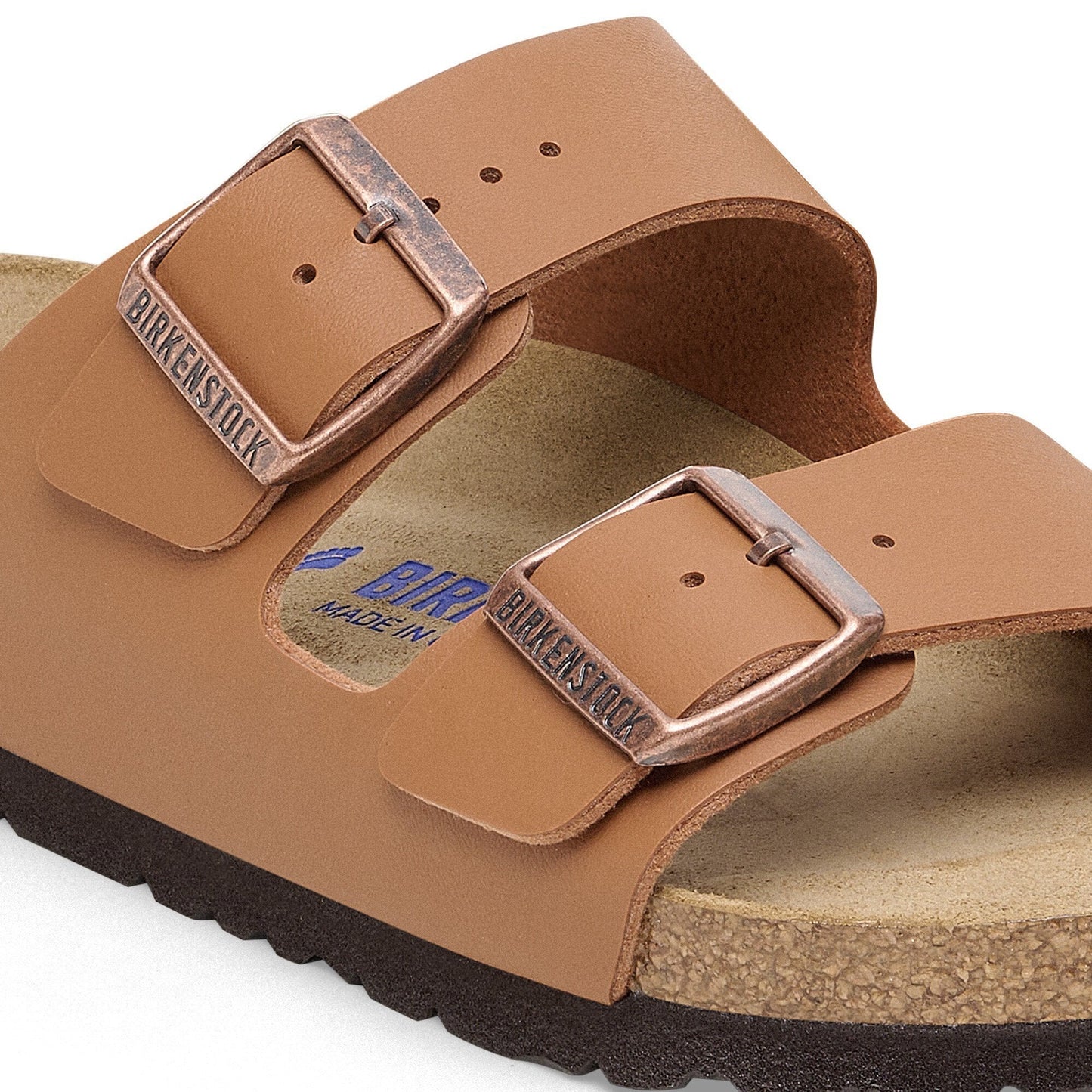Birkenstock Arizona Birko-Flor Soft Footbed Ginger Brown Narrow Fit 1019119