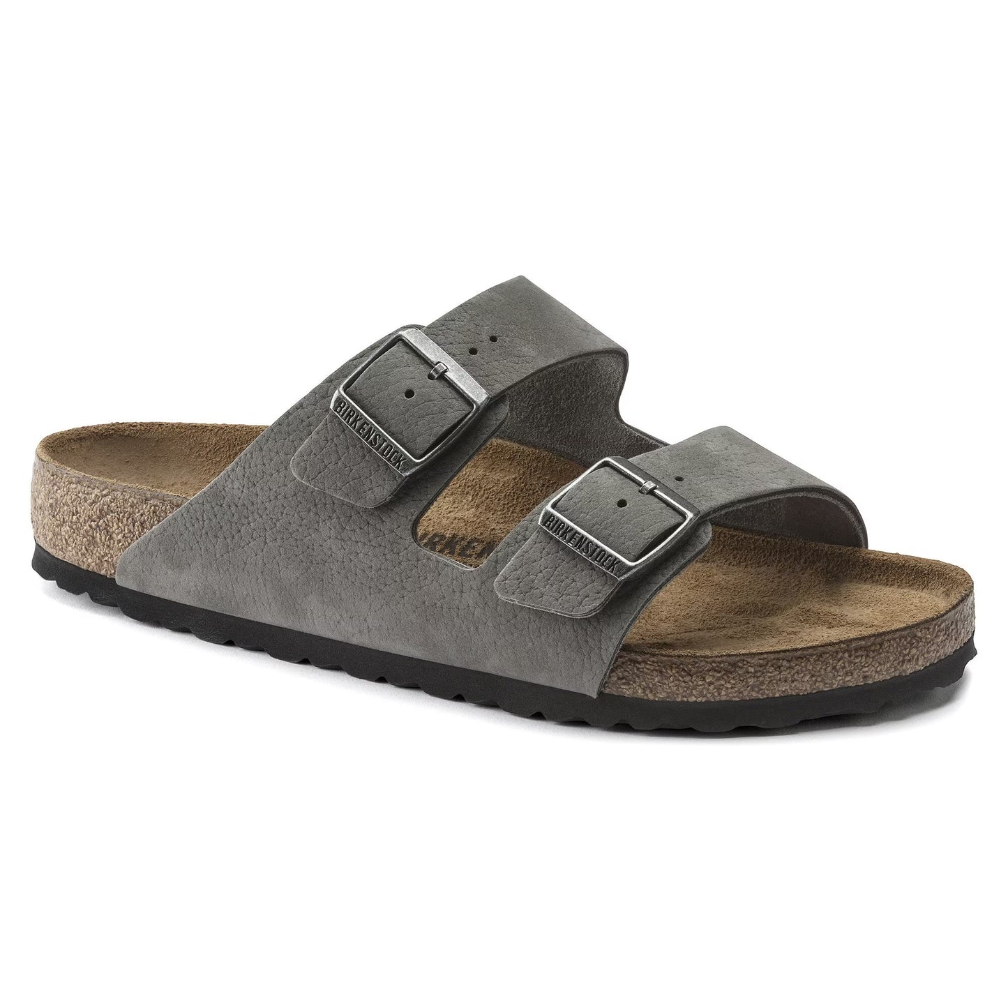 Birkenstock Arizona Nubuck Leather Desert Buck Whale Gray 1020752