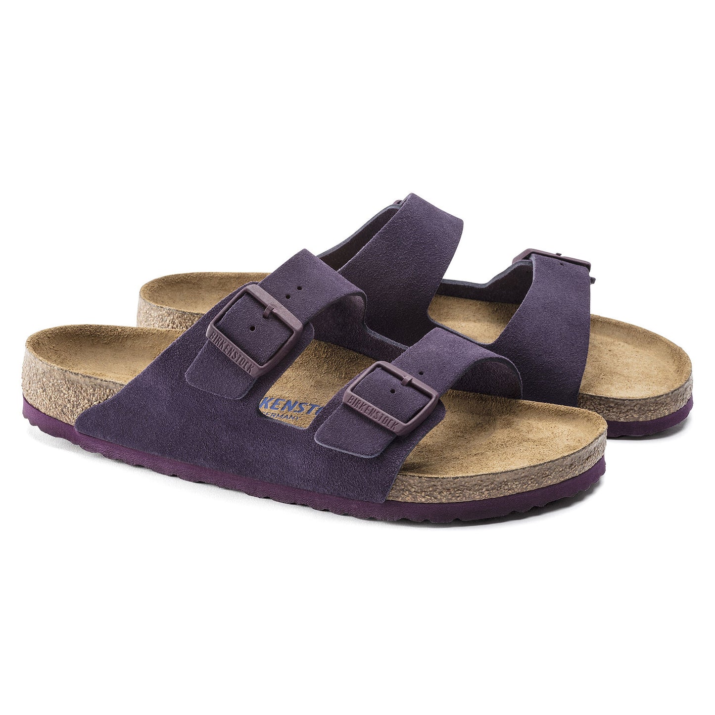 Birkenstock Arizona Soft Footbed Suede Leather Wine 1021195