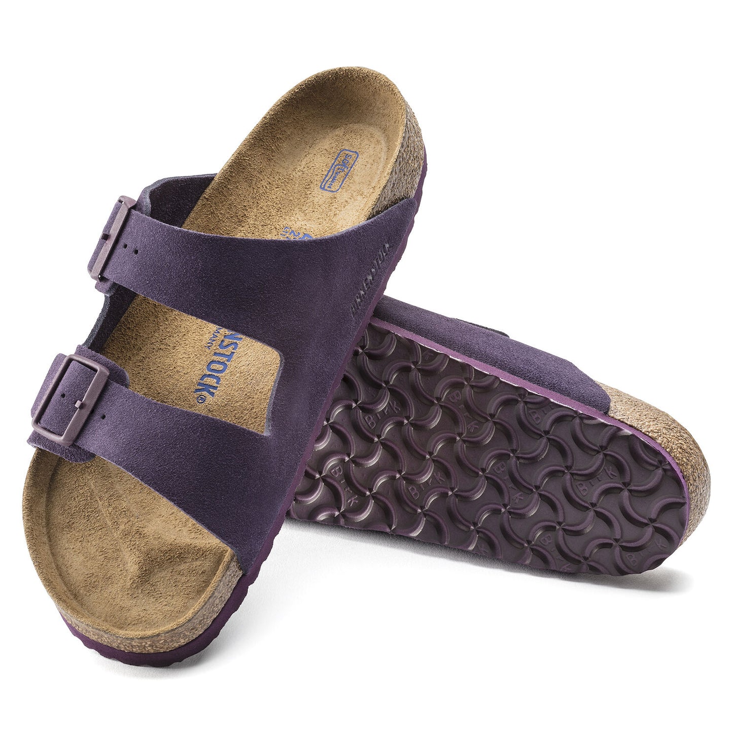 Birkenstock Arizona Soft Footbed Suede Leather Wine 1021195