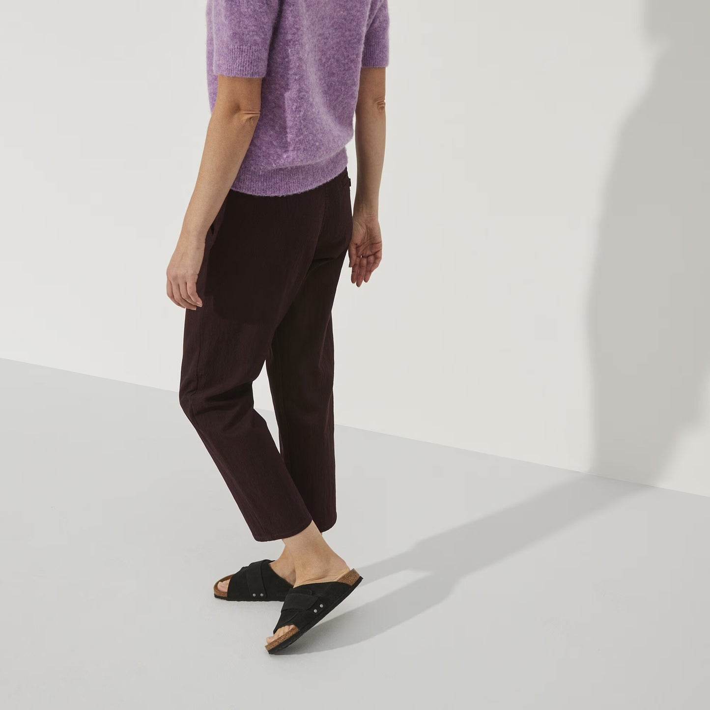 Birkenstock Kyoto Nubuck-Suede Leather Black 1022350