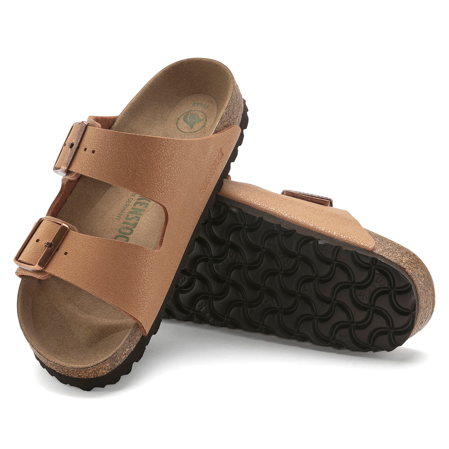 Birkenstock Arizona Vegan Birko-Flor Nubuck Pecan 1025006