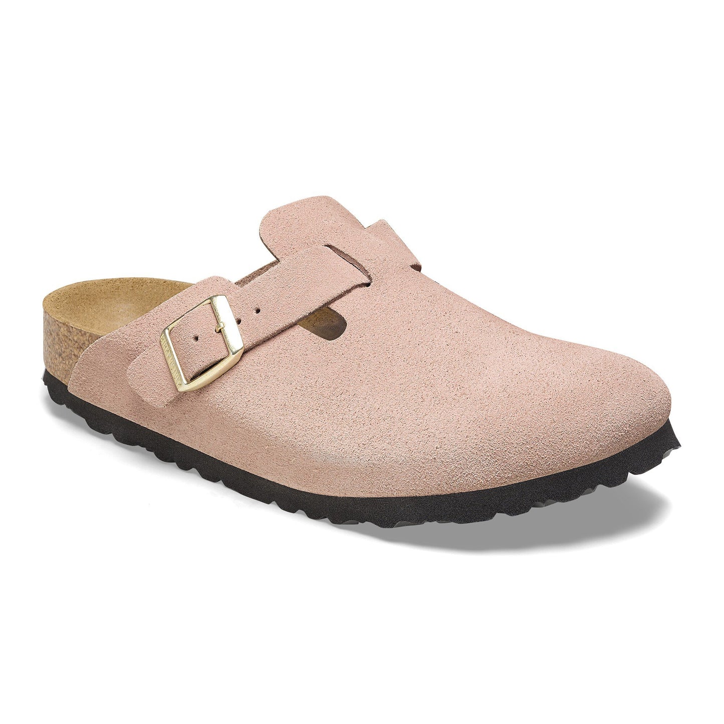 Birkenstock Boston Suede Leather Light Rose Narrow Fit 1026171