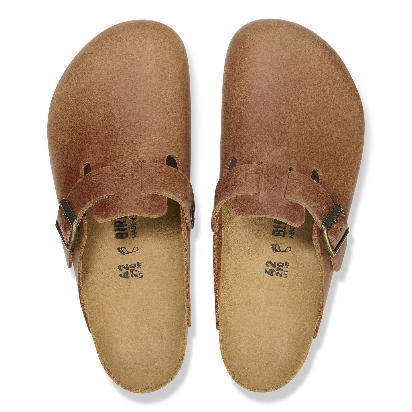 Birkenstock Boston Oiled Leather Cognac 1028179