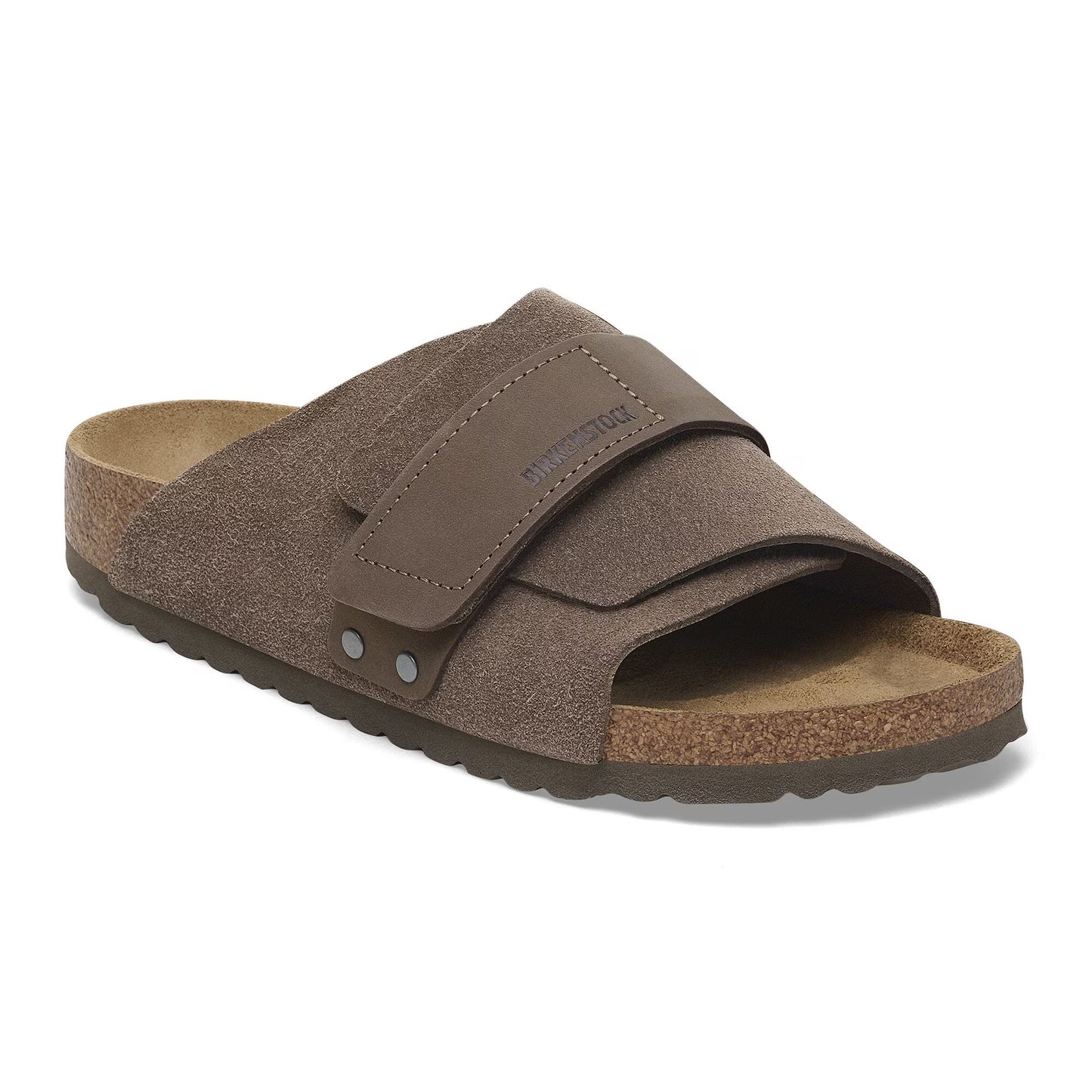 Birkenstock Kyoto Nubuck-Suede Leather Concrete Gray Narrow Fit 1029138