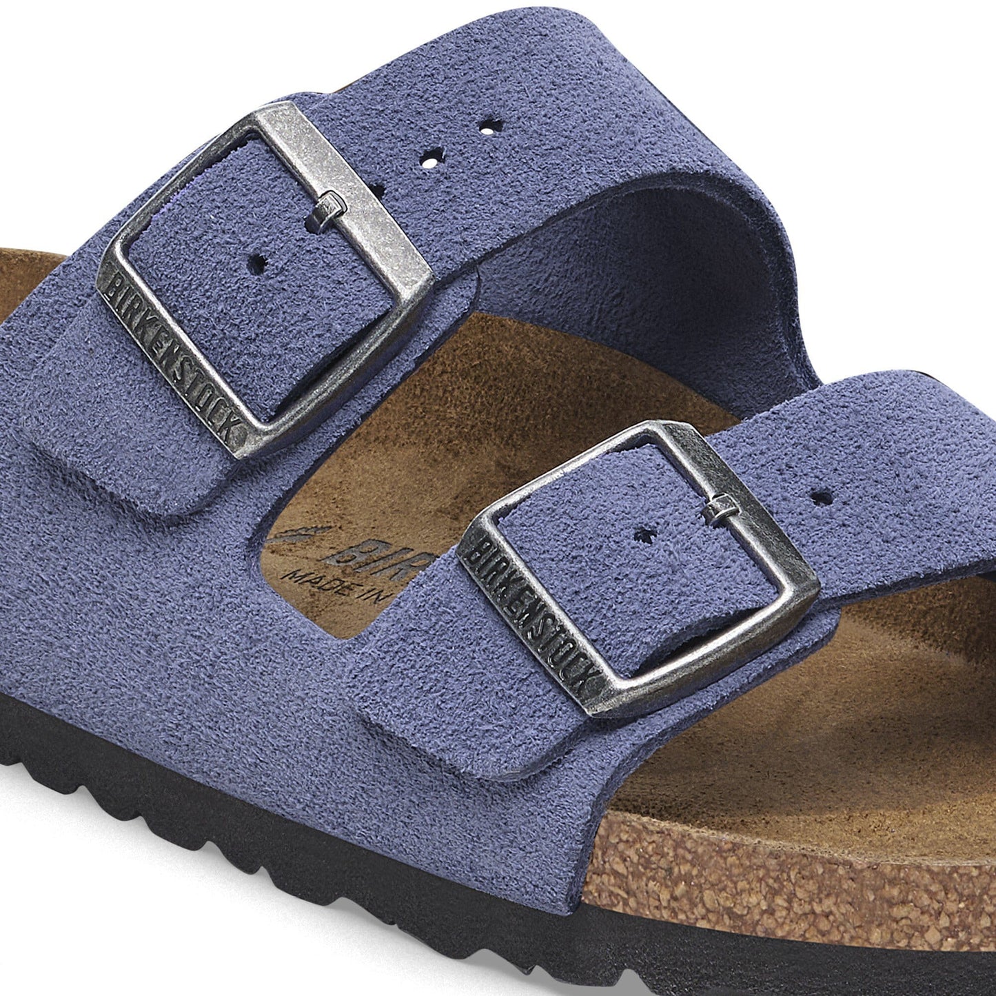 Birkenstock Arizona Suede Leather Purple Dusk Narrow Fit 1029218