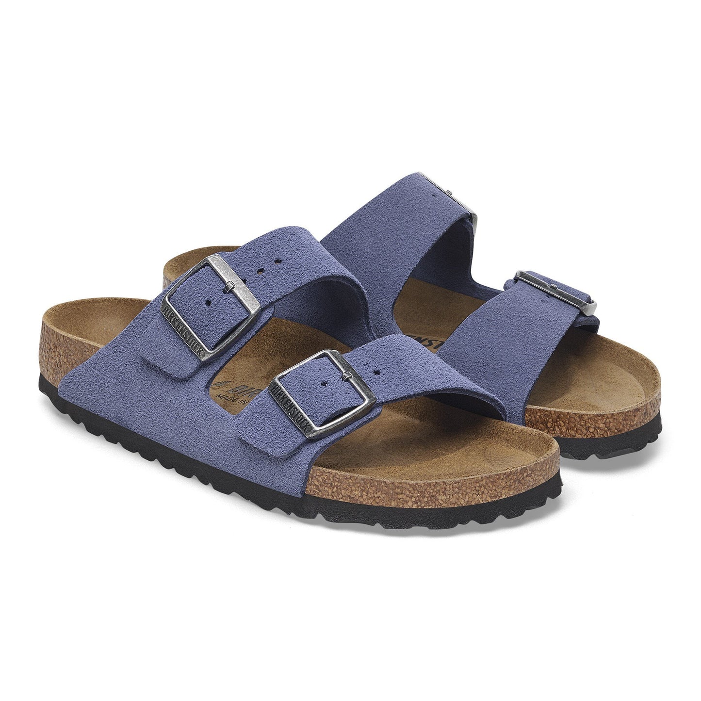Birkenstock Arizona Suede Leather Purple Dusk Narrow Fit 1029218