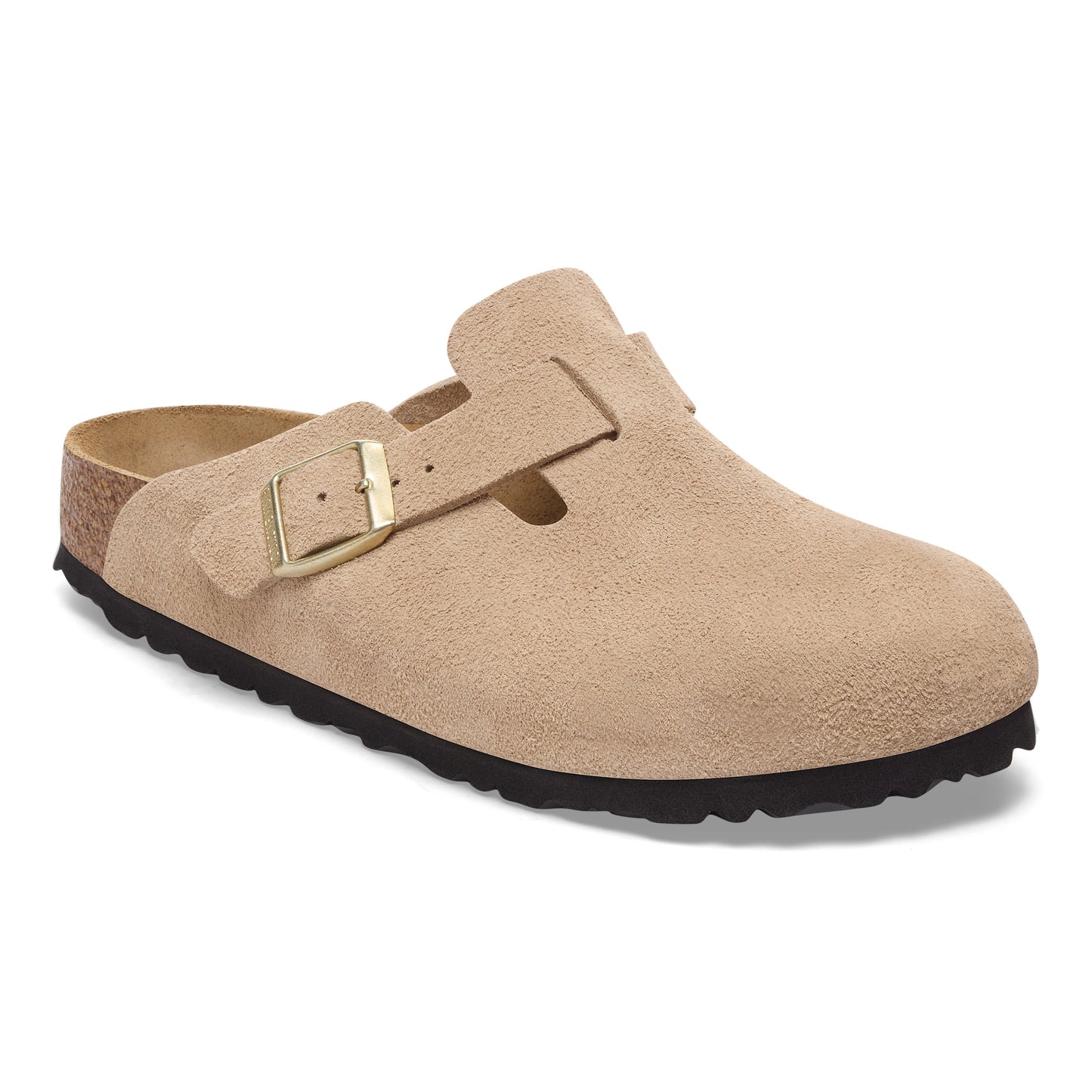 Birkenstock Boston Suede Leather Sandcastle 1030855