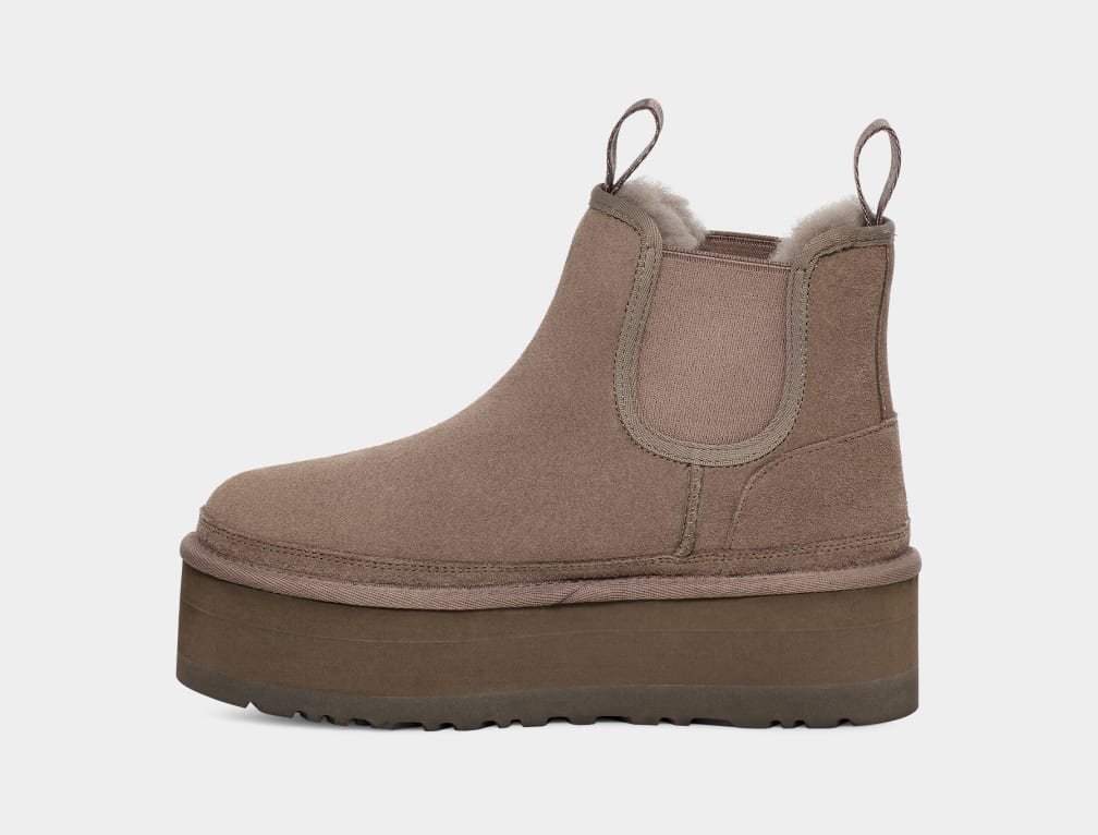 UGG W Neumel Platform Chelsea Boot Smoke Plume 1134526-SKP