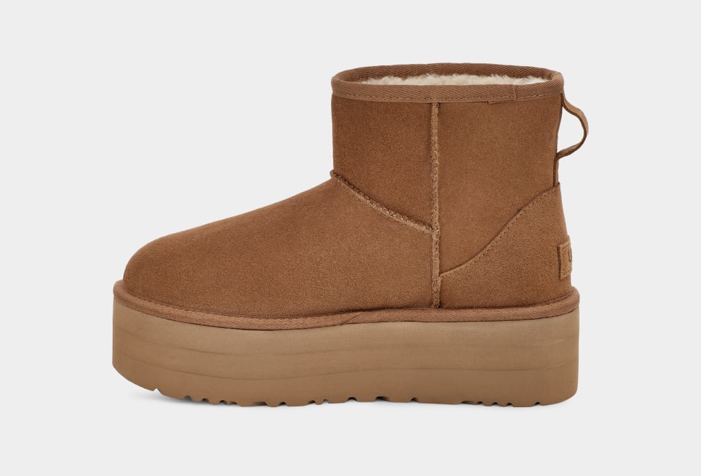 UGG W Classic Mini Platform Chestnut 1134991-CHE