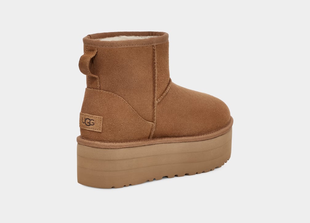 UGG W Classic Mini Platform Chestnut 1134991-CHE