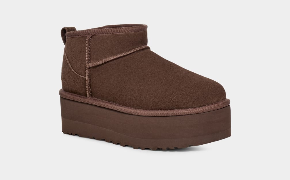 UGG W Classic Ultra Mini Platform Burnt Cedar 1135092-BCD