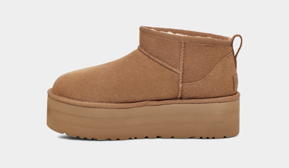 UGG W Classic Ultra Mini Platform Chestnut 1135092-CHE