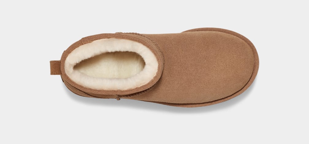 UGG W Classic Ultra Mini Platform Chestnut 1135092-CHE