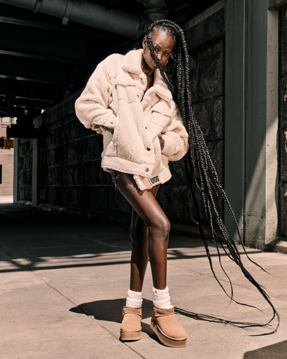 UGG W Classic Ultra Mini Platform Chestnut 1135092-CHE