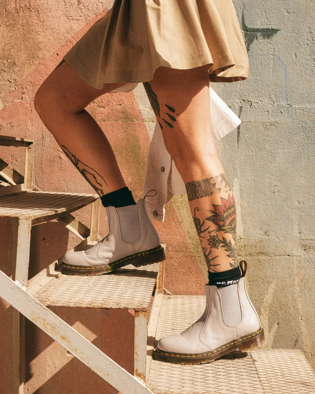 Dr. Martens 101 Vintage Taupe Virginia 30698348