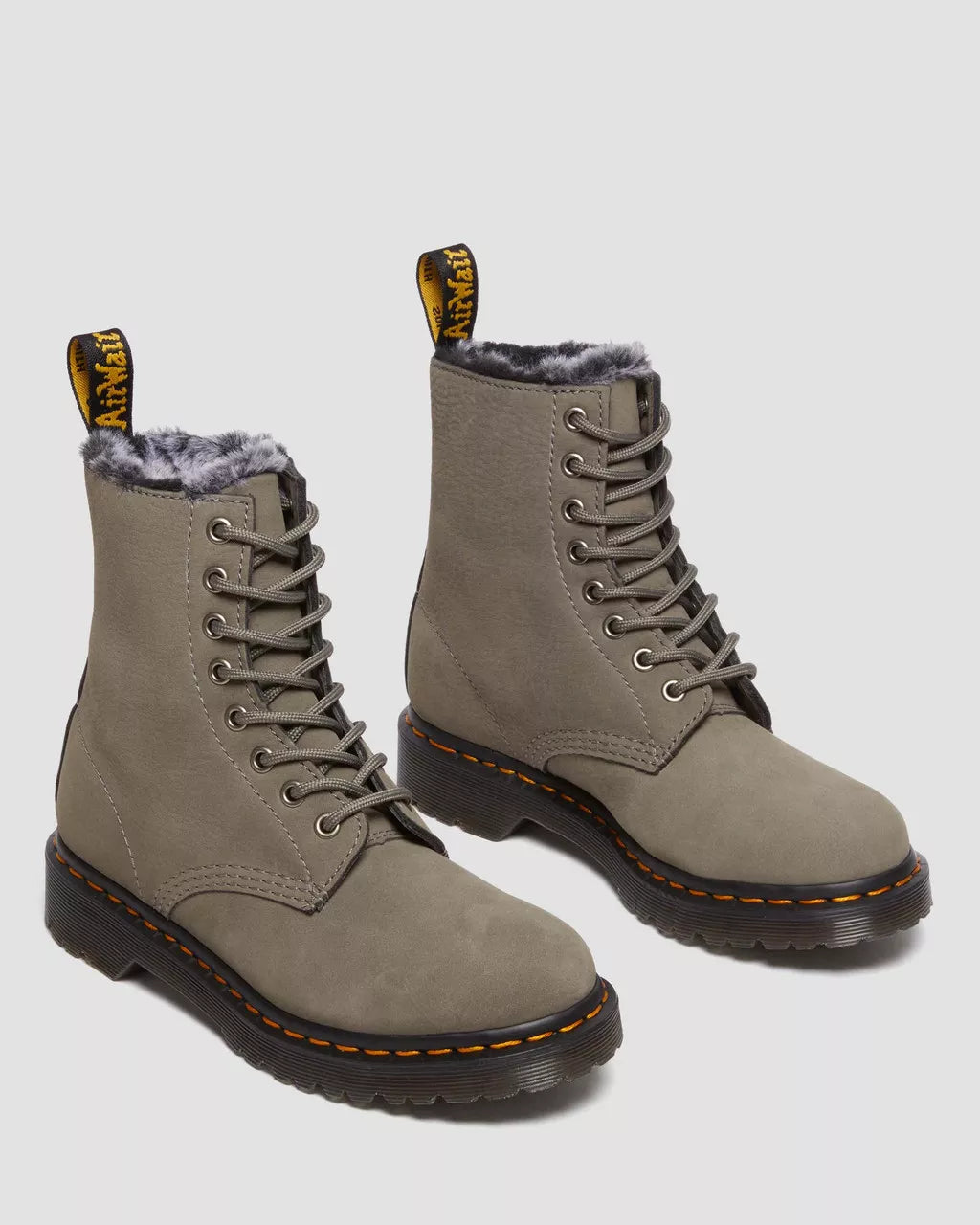 Dr. Martens 1460 Serena Nickel Grey Milled Nubuck Wp 30953059