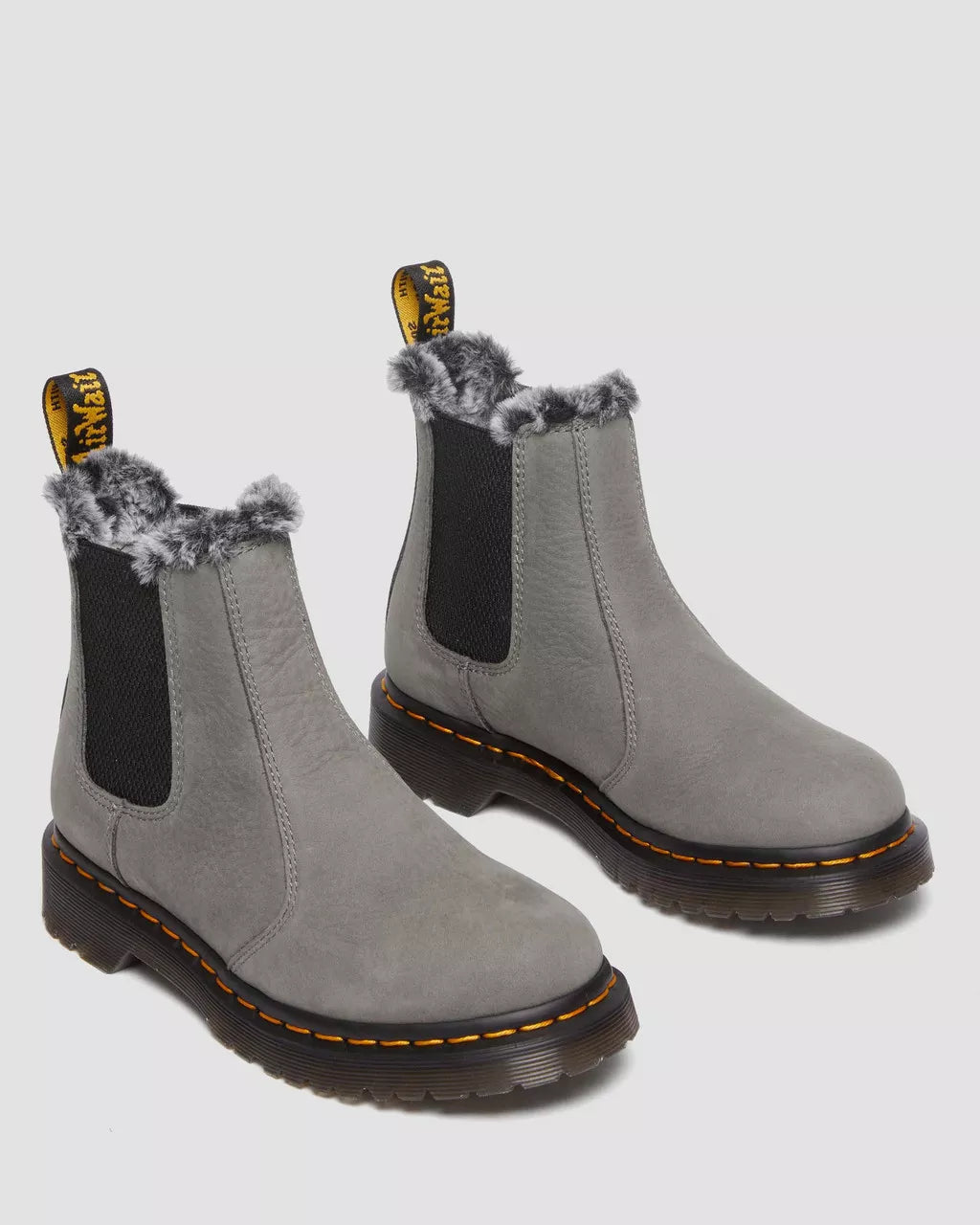 Dr. Martens 2976 Leonore Nickel Grey Milled Nubuck Wp 30955059