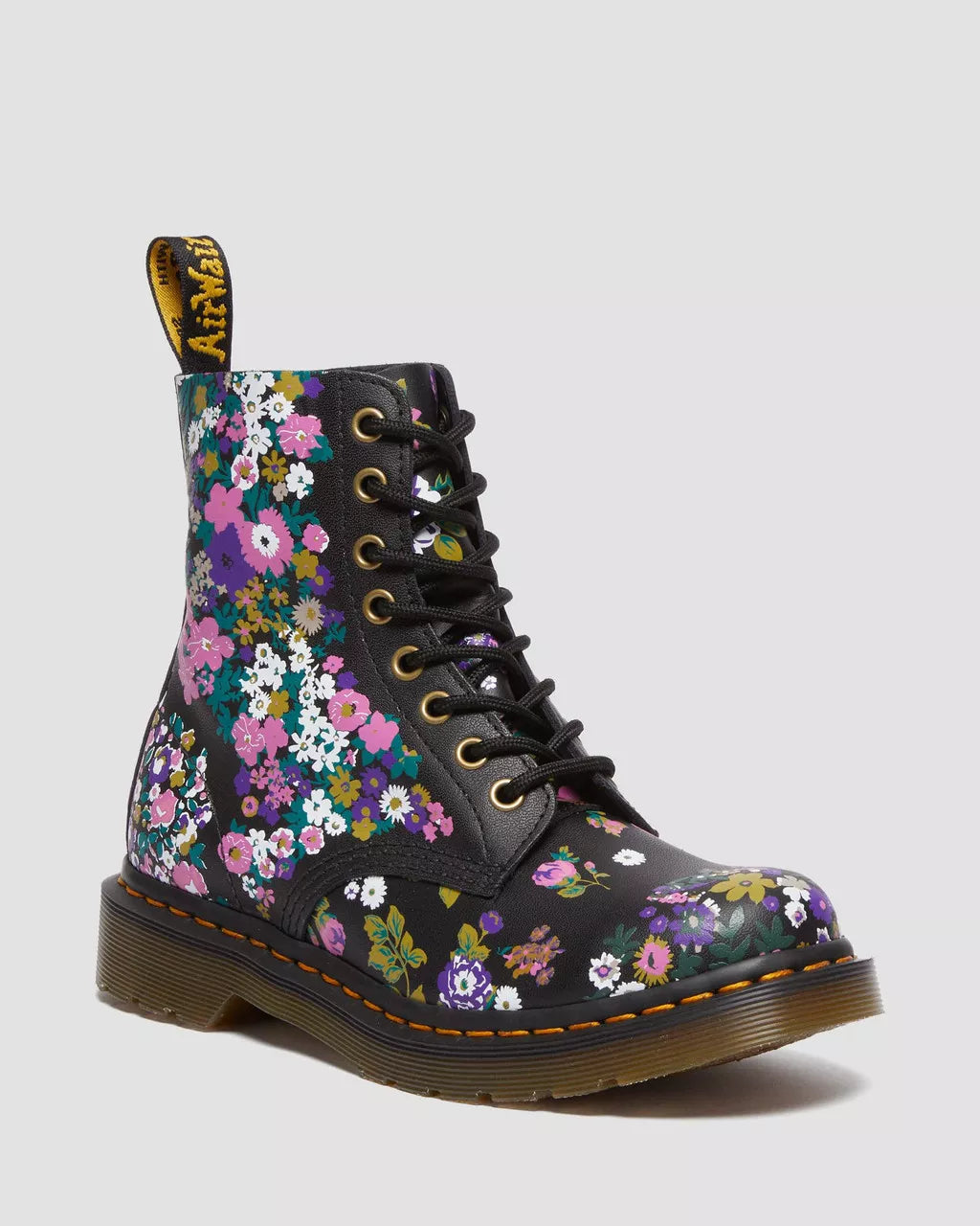 Dr. Martens 1460 Pascal Black+Multi Vintage Floral Backhand 31186038