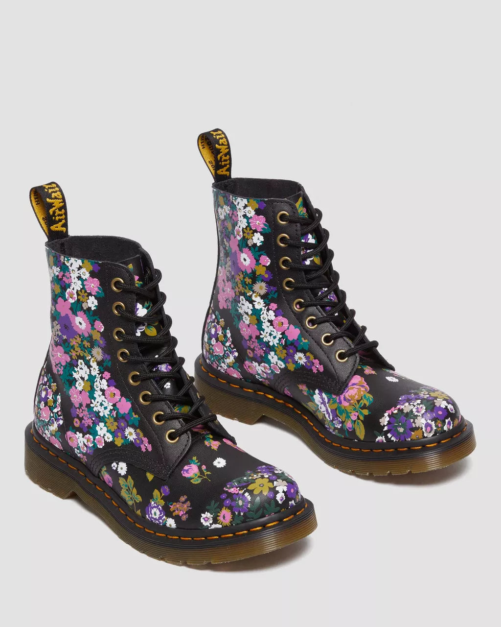 Dr. Martens 1460 Pascal Black+Multi Vintage Floral Backhand 31186038