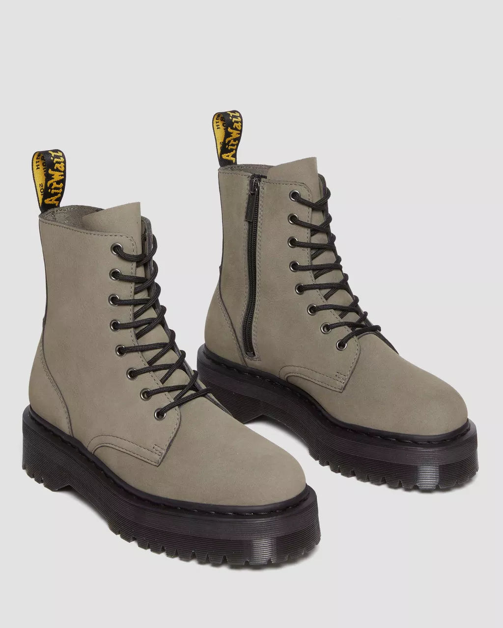 Dr. Martens Jadon Nickel Grey Milled Nubuck Waterproof 31296059