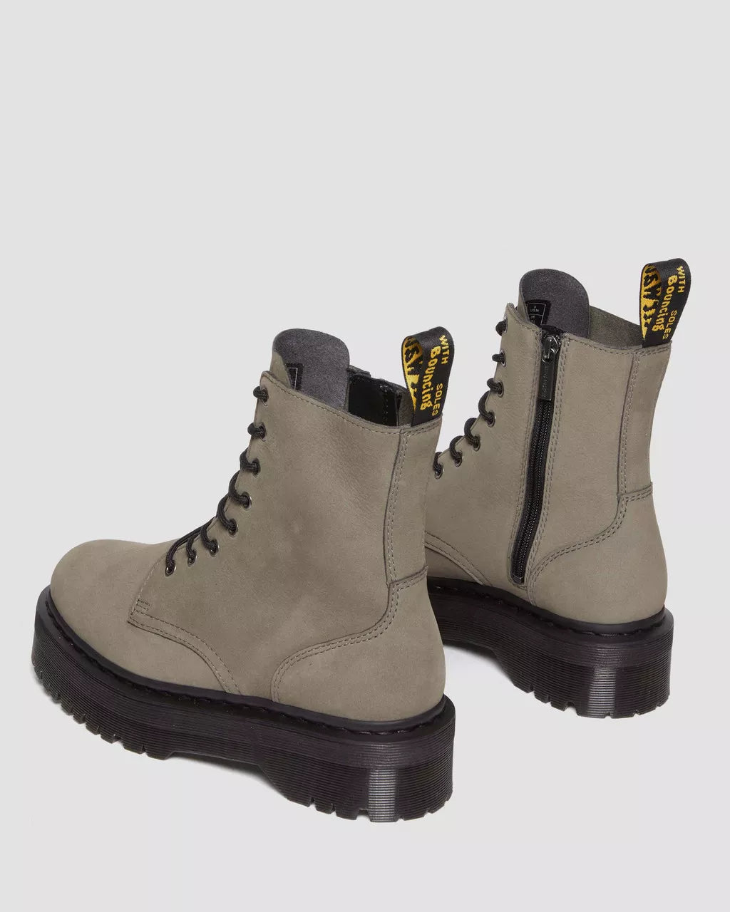 Dr. Martens Jadon Nickel Grey Milled Nubuck Waterproof 31296059