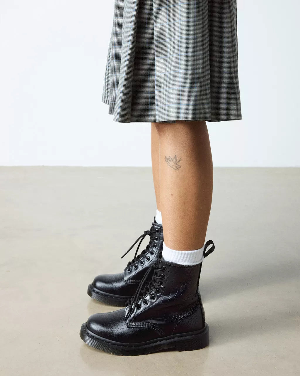 Dr. Martens 1460 Croco Black Atlas Croc Emboss 42679001