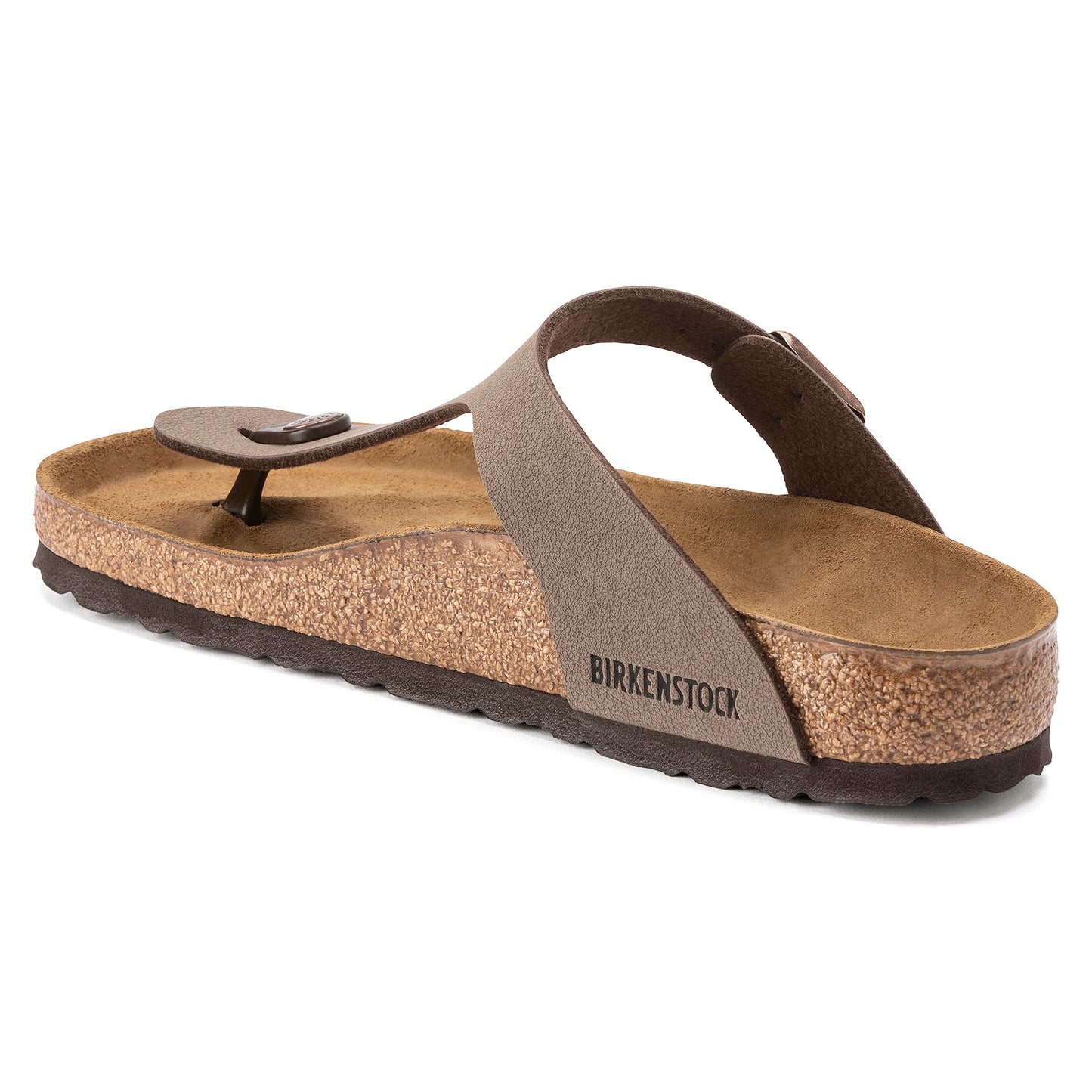 Birkenstock Gizeh Birko-Flor Nubuck Mocha Narrow Fit 43753