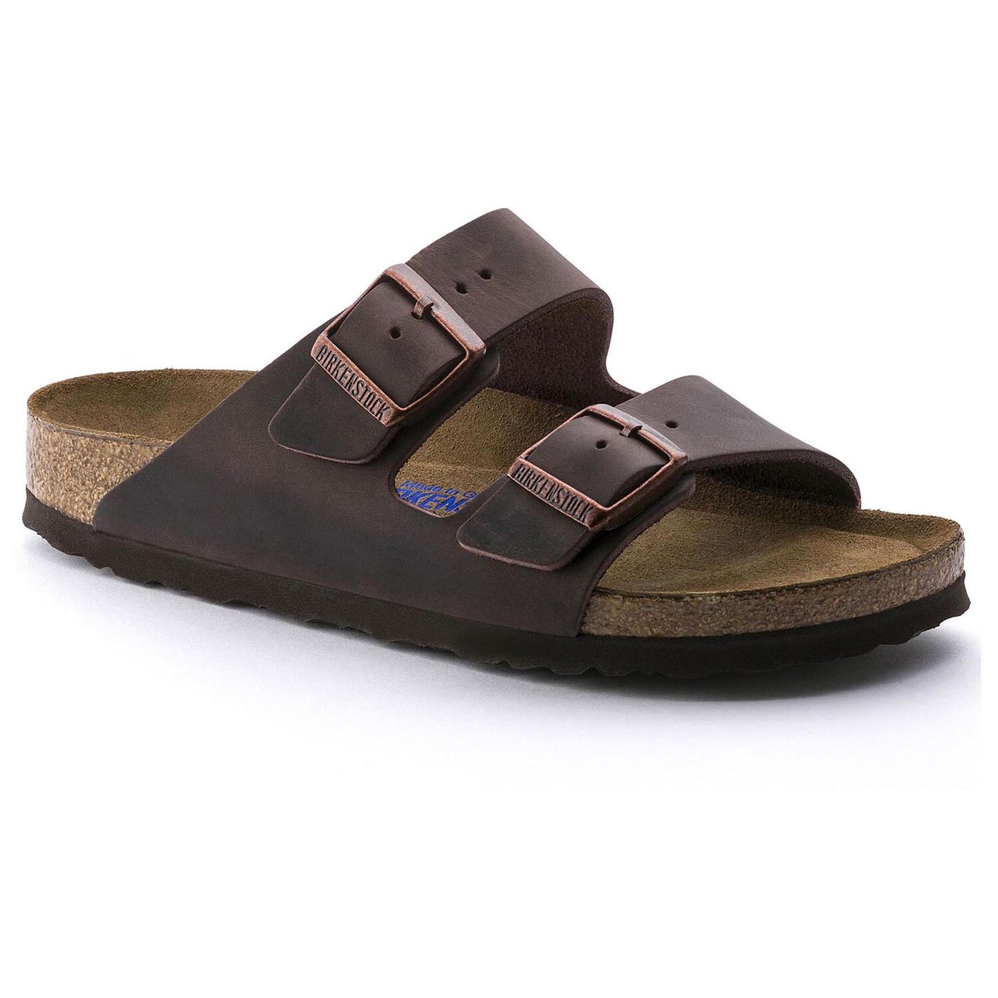 Birkenstock Arizona Soft Footbed Oiled Leather Habana Narrow Fit 452763
