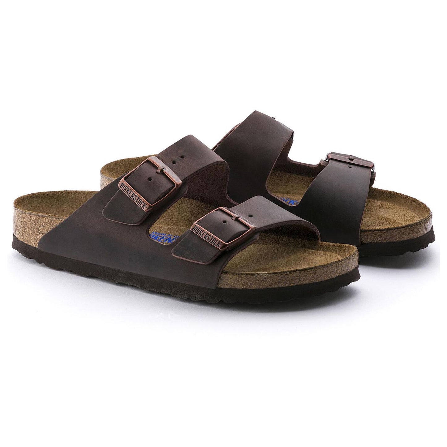 Birkenstock Arizona Soft Footbed Oiled Leather Habana Narrow Fit 452763
