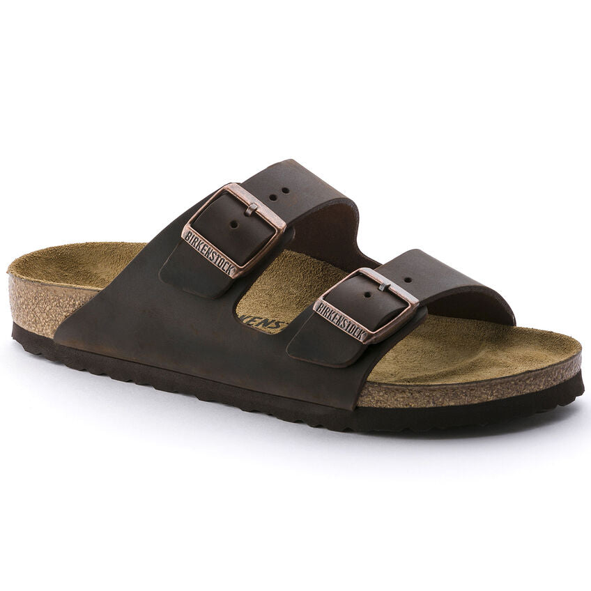 Birkenstock Arizona Oiled Leather Habana Narrow Fit 0052533