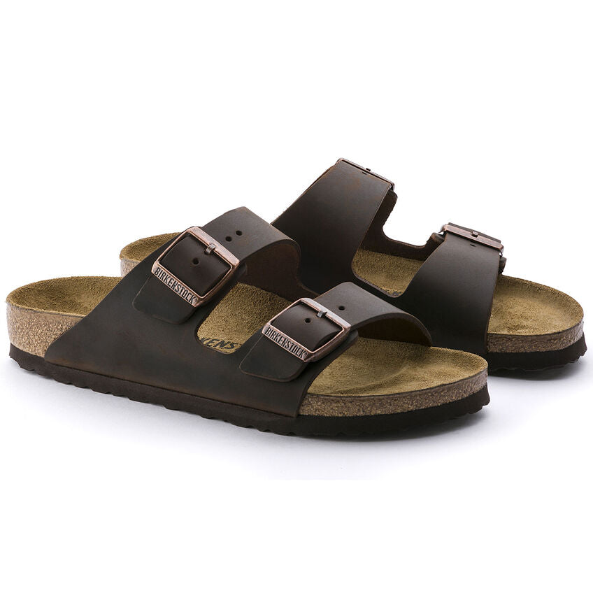 Birkenstock Arizona Oiled Leather Habana Narrow Fit 0052533