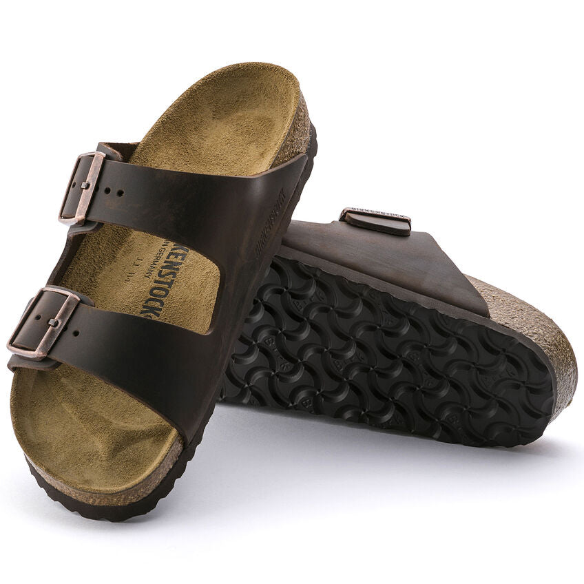 Birkenstock Arizona Oiled Leather Habana Narrow Fit 0052533