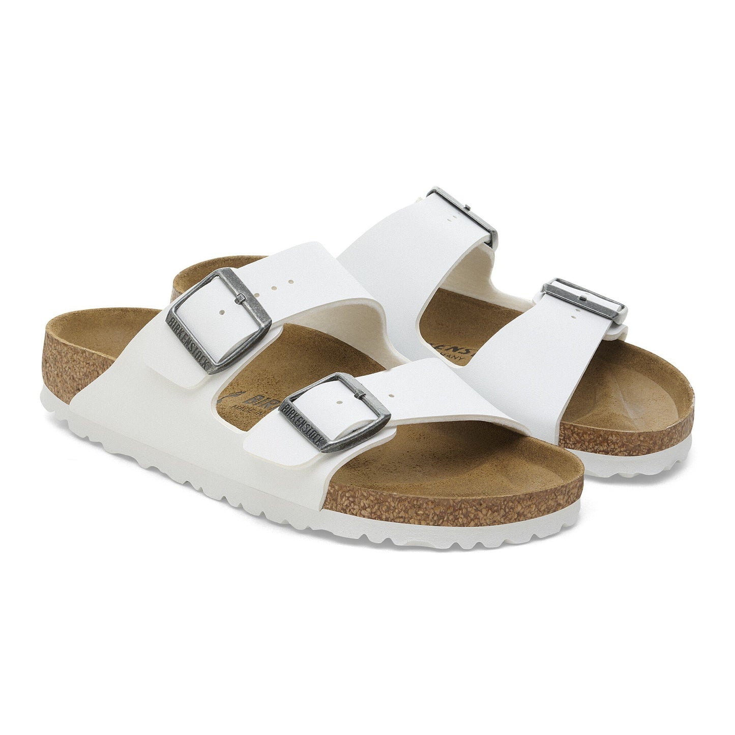 Birkenstock Arizona Birko-Flor White Narrow Fit 552683