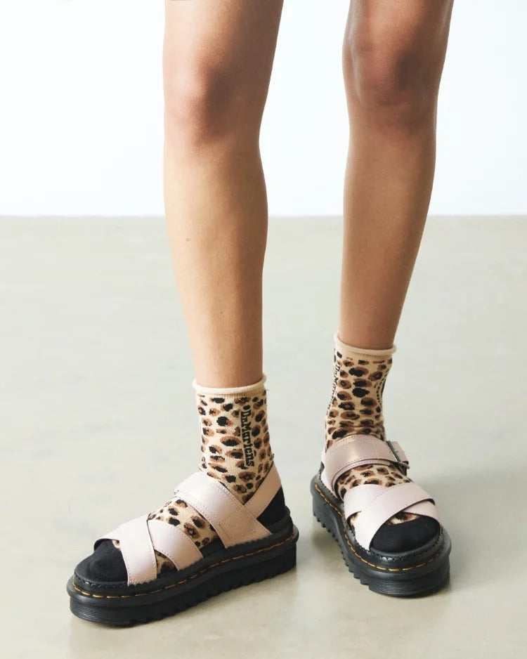 Dr. Martens Voss II Powder Pink+Gold Shift Leather 41136650