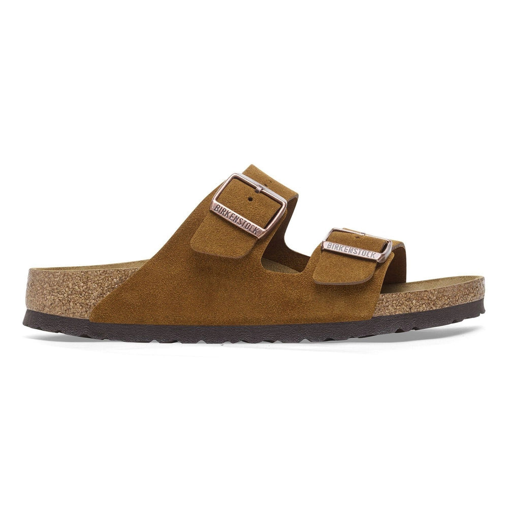Birkenstock Arizona Suede Leather Mink Narrow Fit 1027162