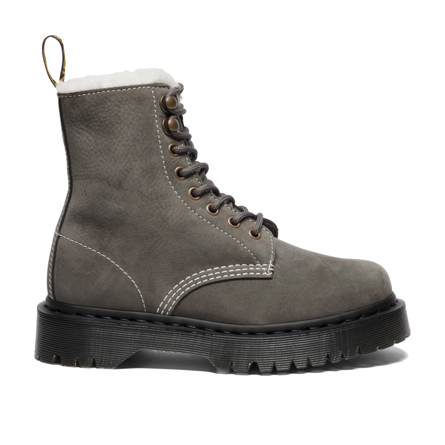 Dr. Martens 1460 Pascal Bex Fl Gunmetal Milled Nubuck Wp 41419020