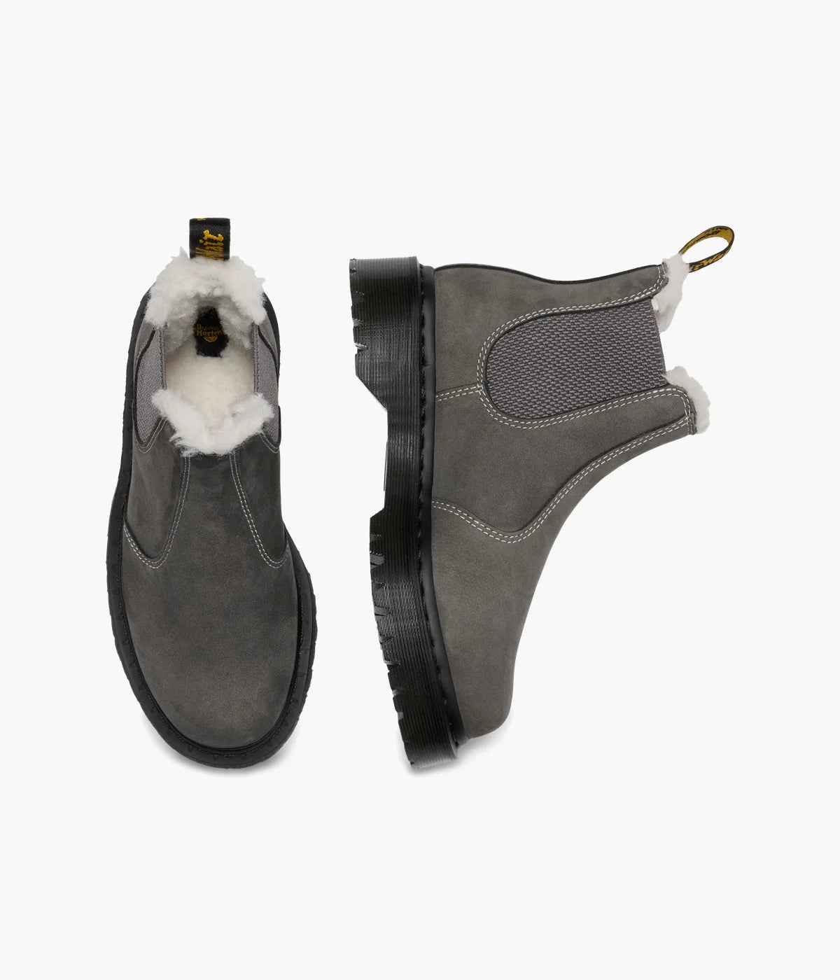 Dr. Martens 2976 Bex Fl Gunmetal Milled Nubuck Wp 41420020