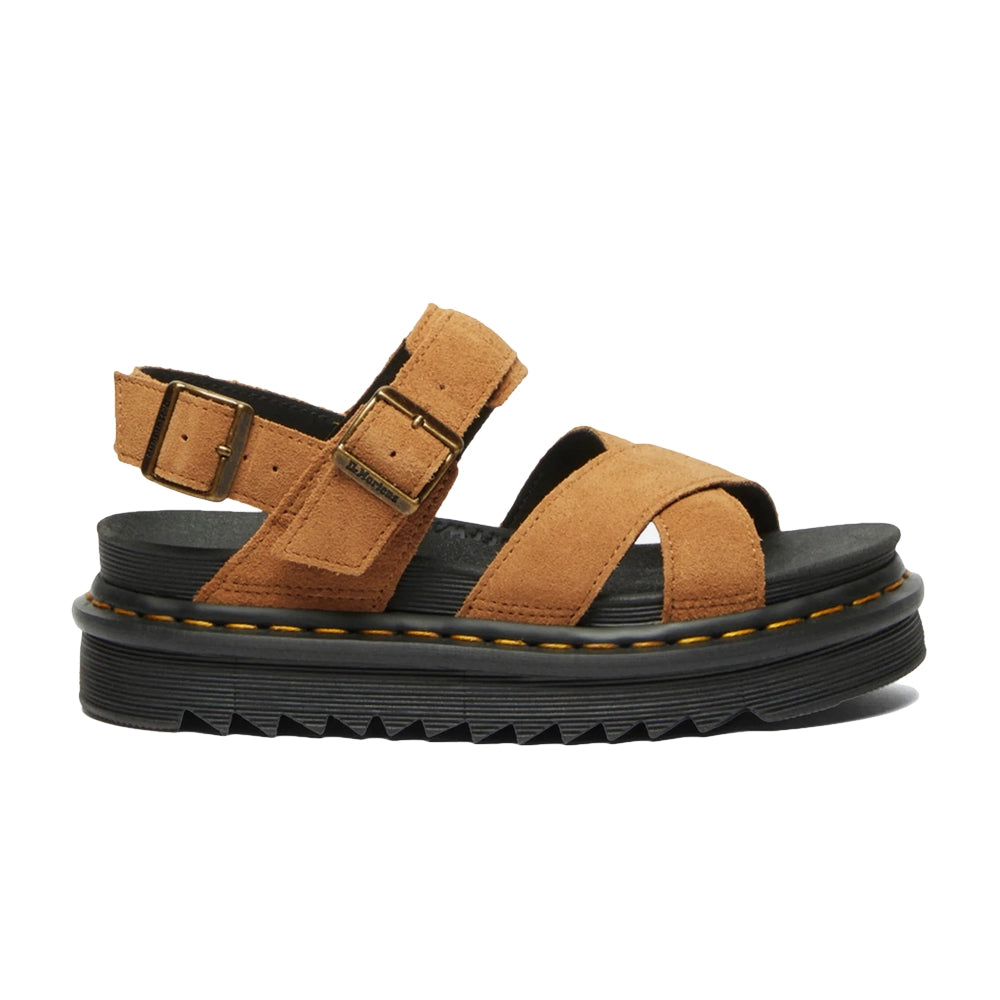 Dr. Martens Voss II Tan Vt Eh Suede Sandals 40930200