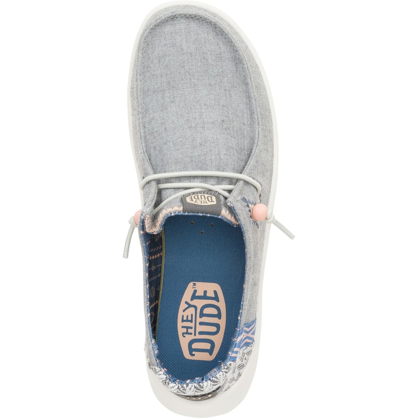 Hey Dude Wendy Peak Chambray Woven Grey 41946-030