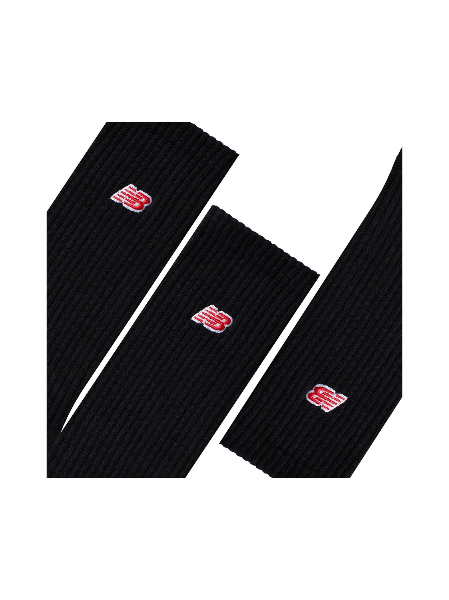 New Balance kojinės Pach Logo Crew Black LAS51263 3 Pairs