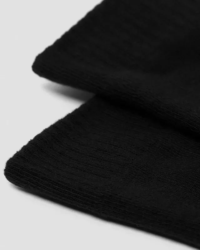Dr. Martens Double Doc Sock Black Organic Cotton Blend AC742001