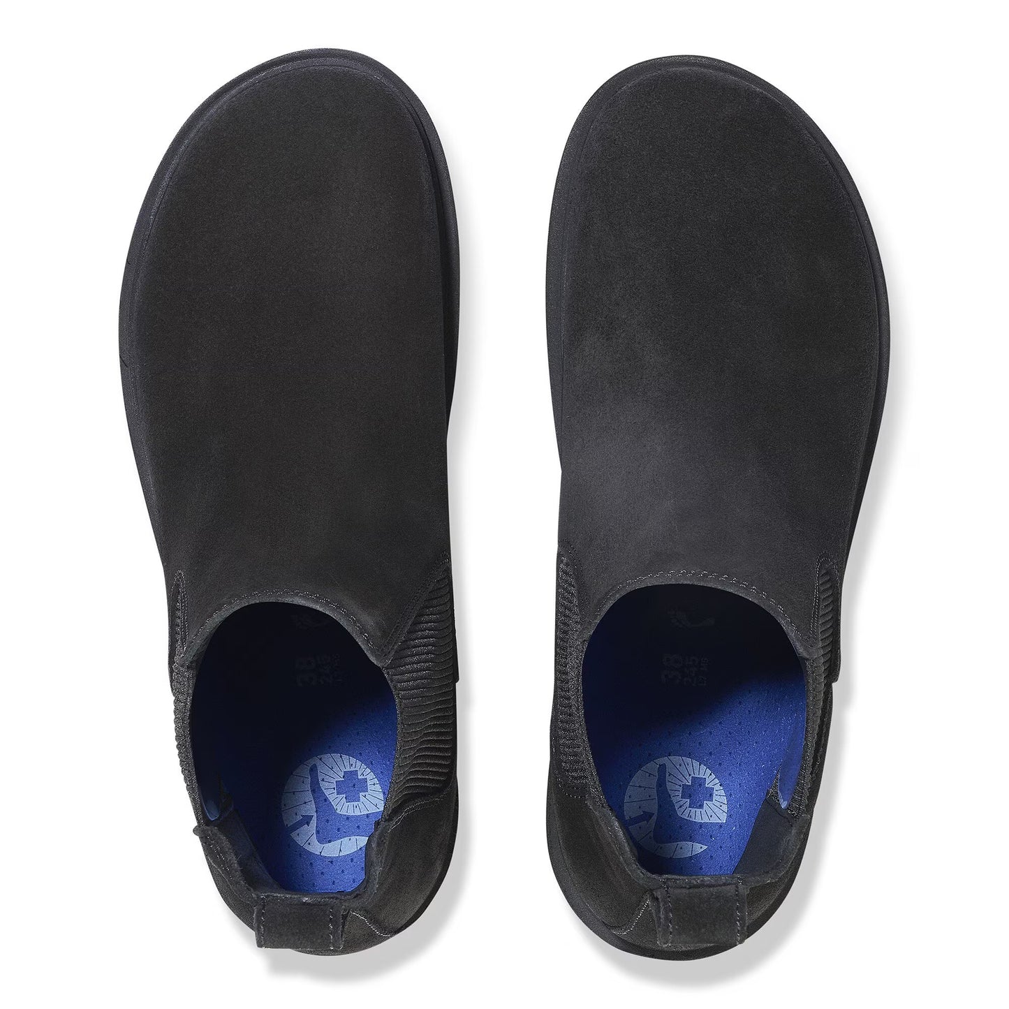 Birkenstock Women Highwood Slip On Suede Leather Black 1028187