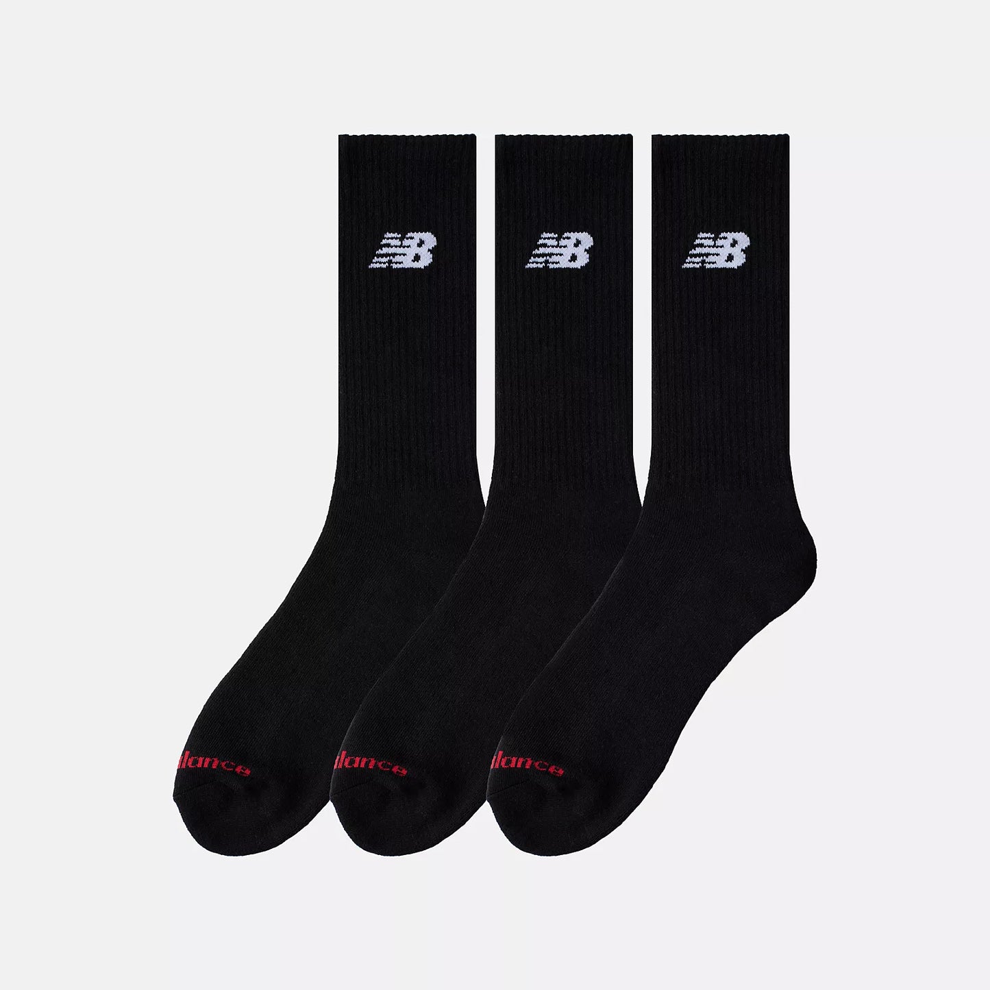 New Balance kojinės Everyday Crew Black LAS51293 3 Pairs