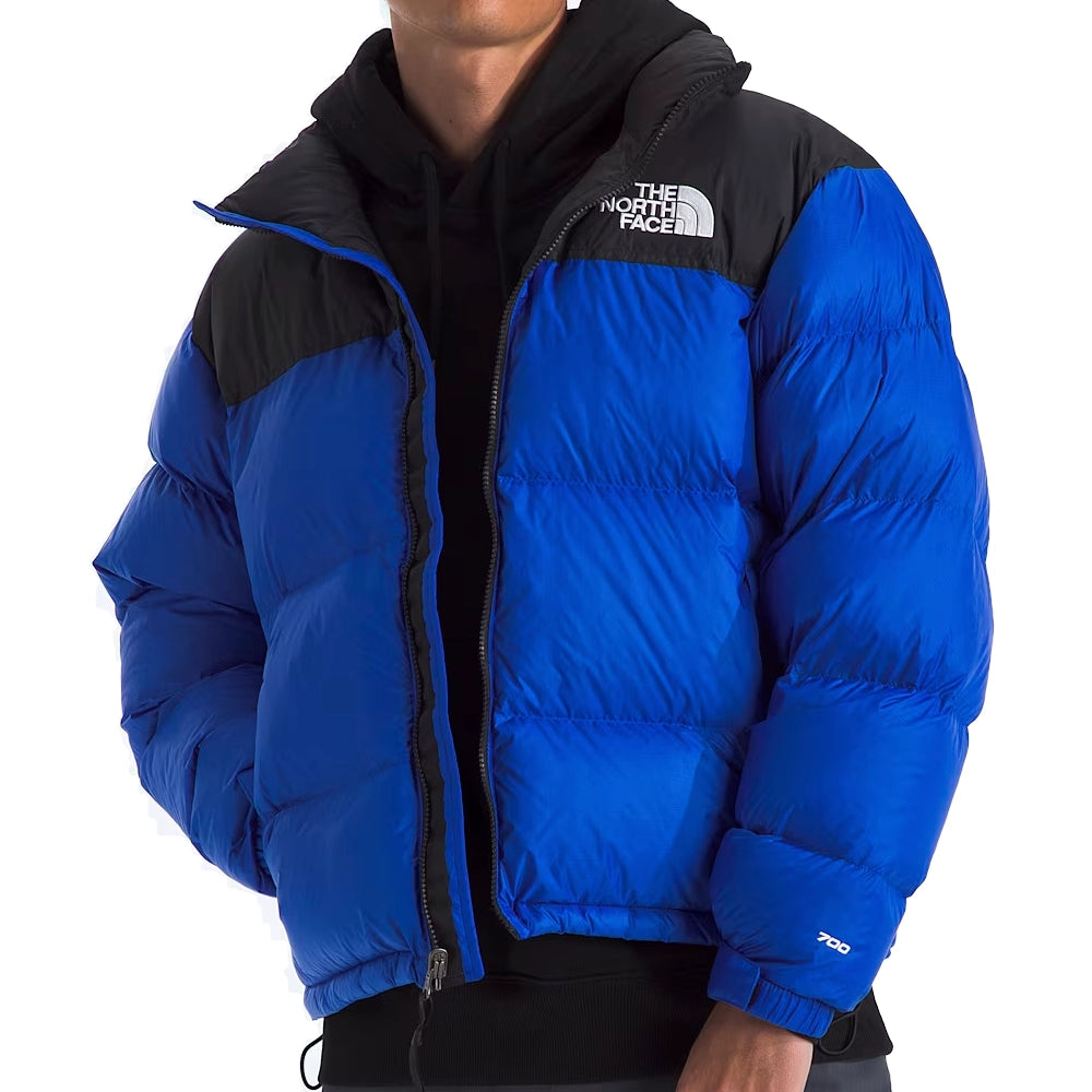 Face 700 Blue And Black North Face Nuptse Jacket The North Face
