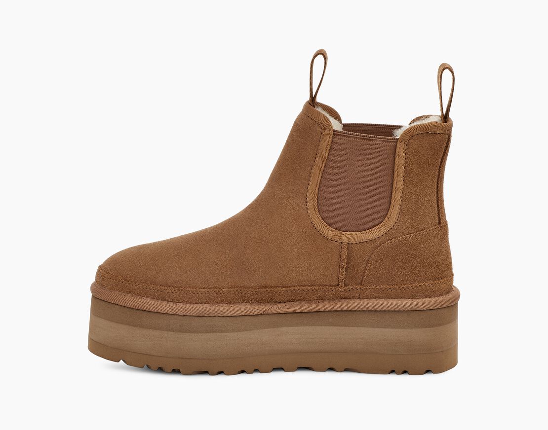 UGG W Neumel Platform Chelsea Boot Chestnut 1134526-CHE