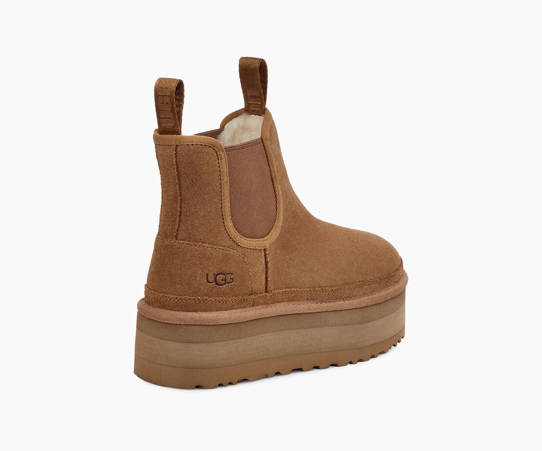 UGG W Neumel Platform Chelsea Boot Chestnut 1134526-CHE