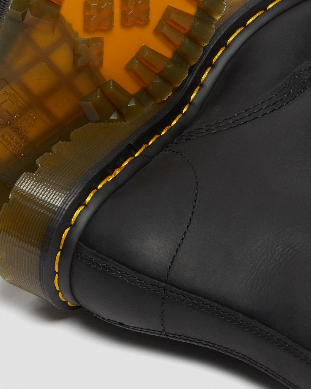 Dr. Martens Fur Lined 1460 Serena Black Burnished Wyoming 21797001