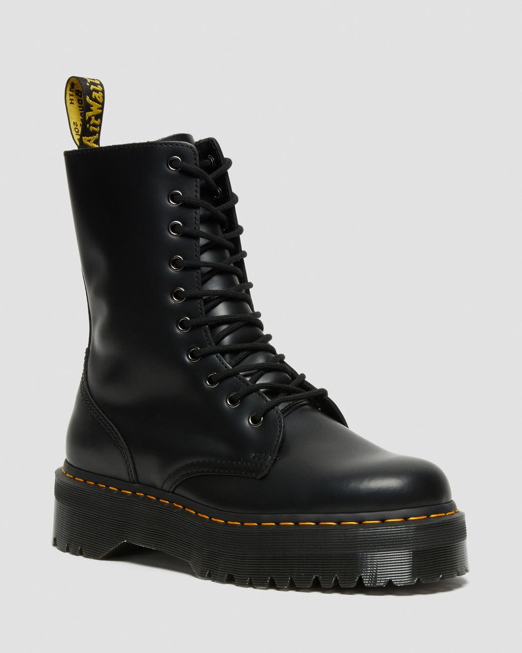 Dr. Martens Jadon Hi Black Polished Smooth 25565001