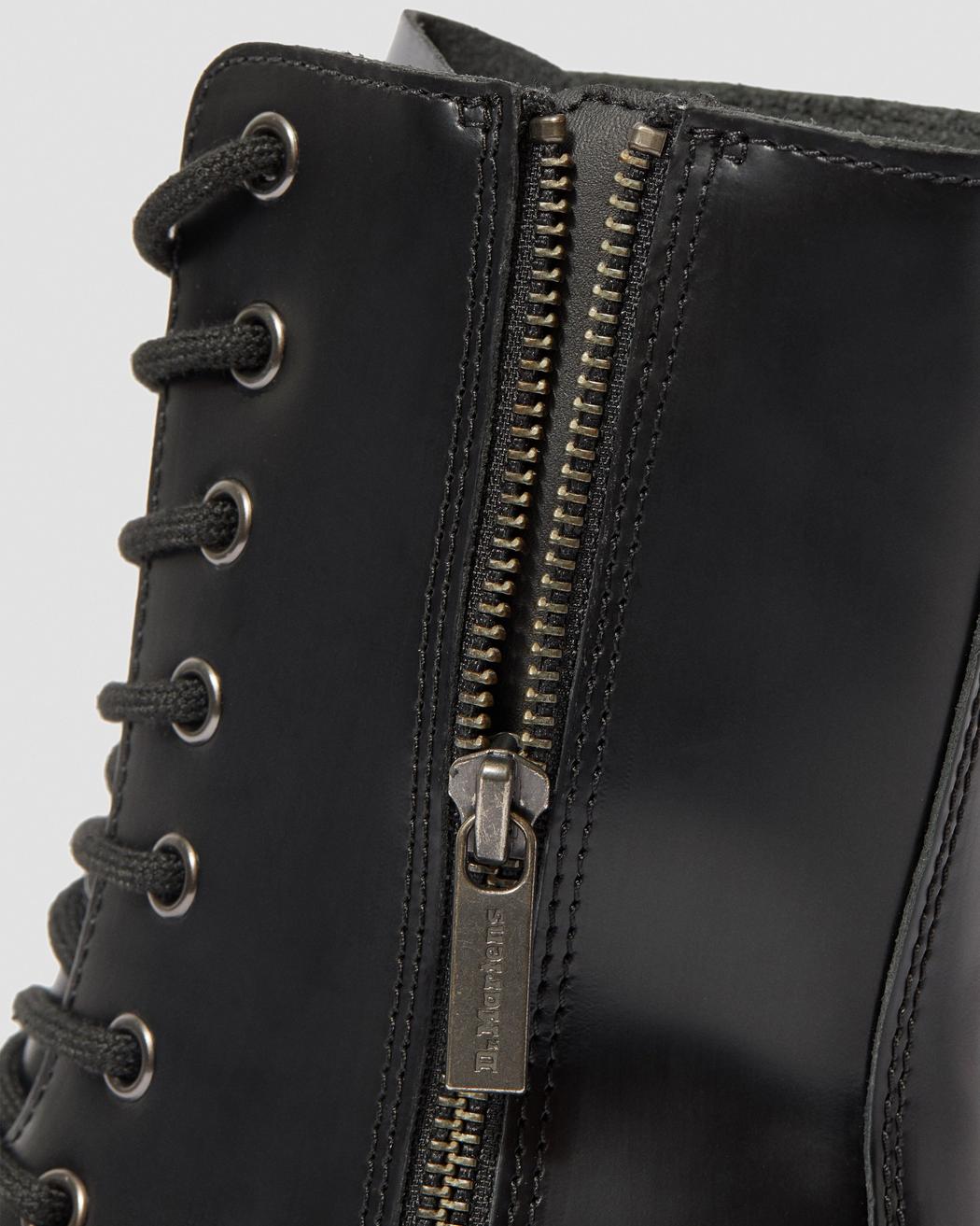 Dr. Martens Jadon Hi Black Polished Smooth 25565001
